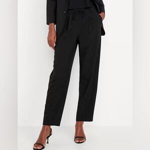 Old Navy Black High Waisted Billie Straight Ankle Trouser NEW Size 2X
